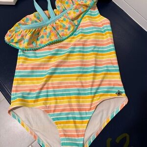 Colorful Striped One-Shoulder Matilda Jane Swimsuit